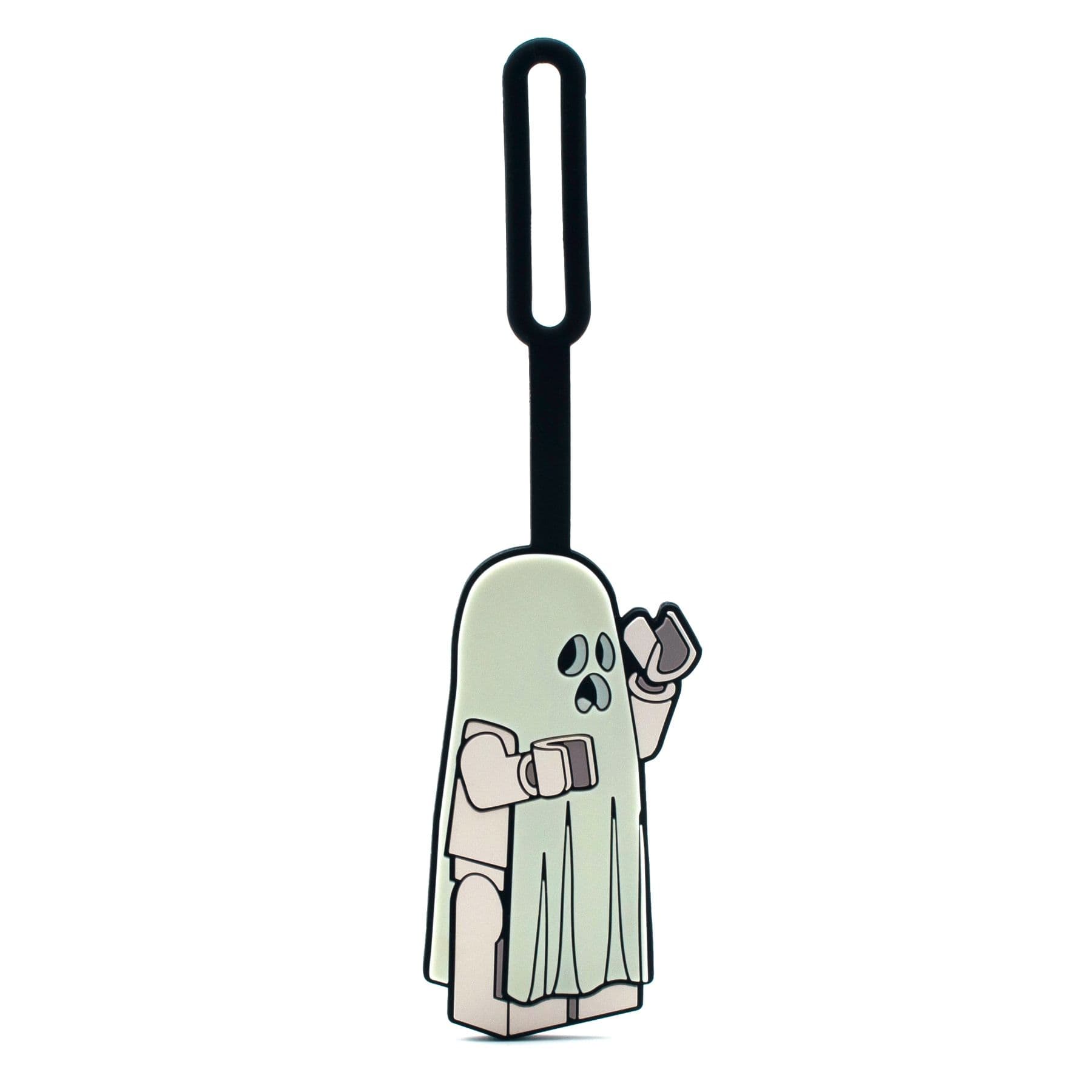 Ghost Glow-in-the-Dark Bag Tag collectible
