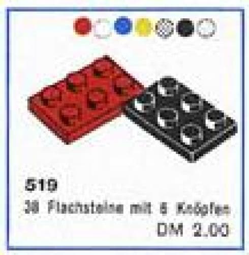 2 x 3 Plates (cardboard box version) collectible