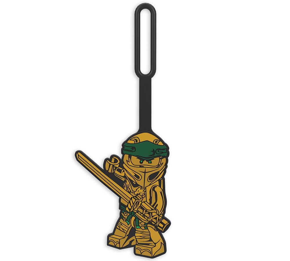 Golden Ninja Bag Tag collectible