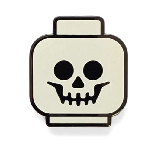 Skeleton Head Snap Button collectible