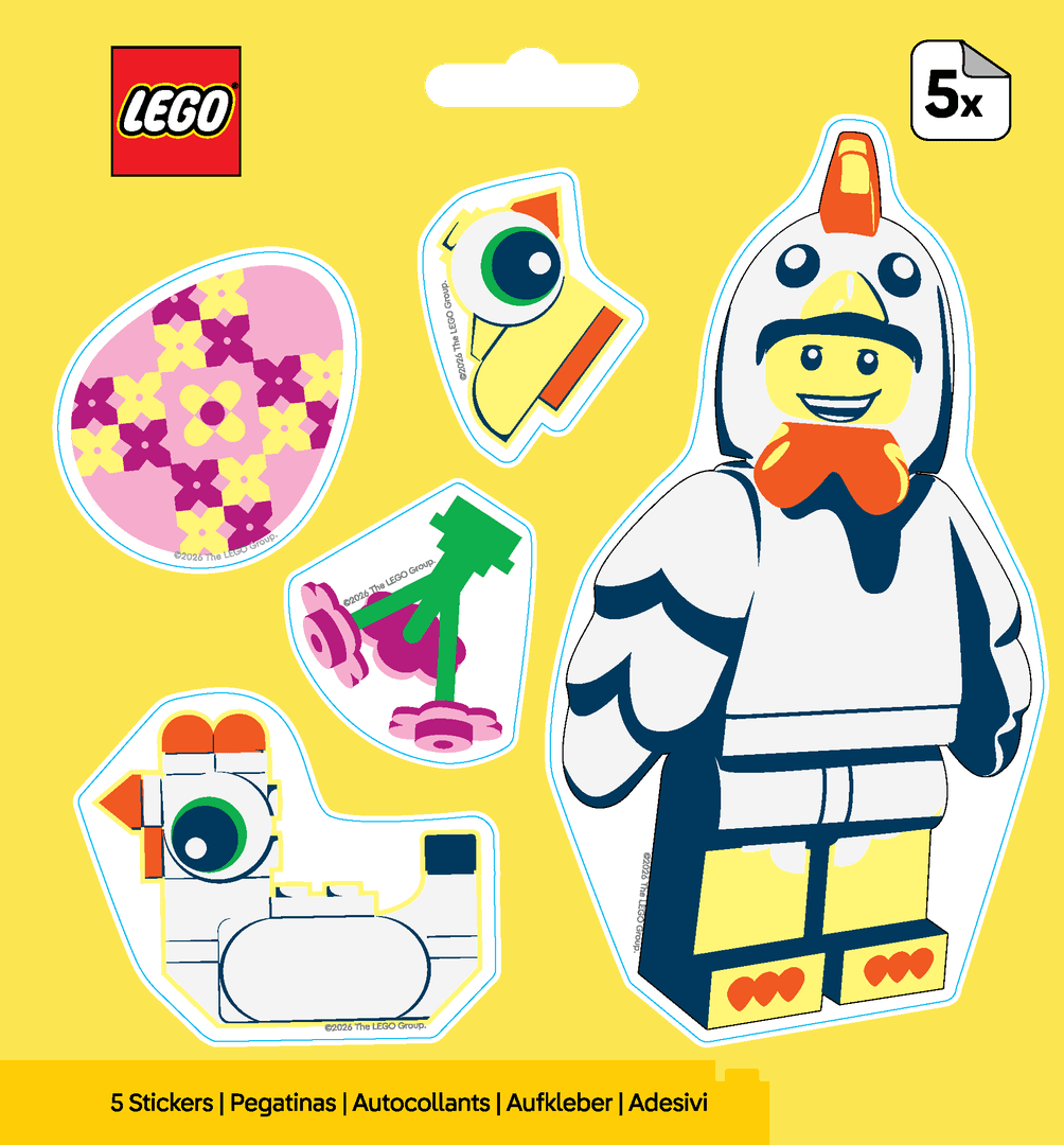 Easter Chicken Suit Guy Stickers collectible