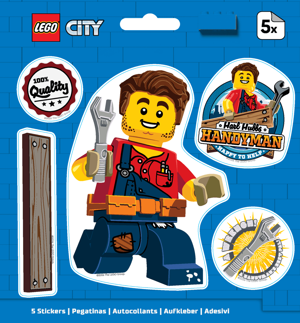 City Harl Hubbs Stickers collectible