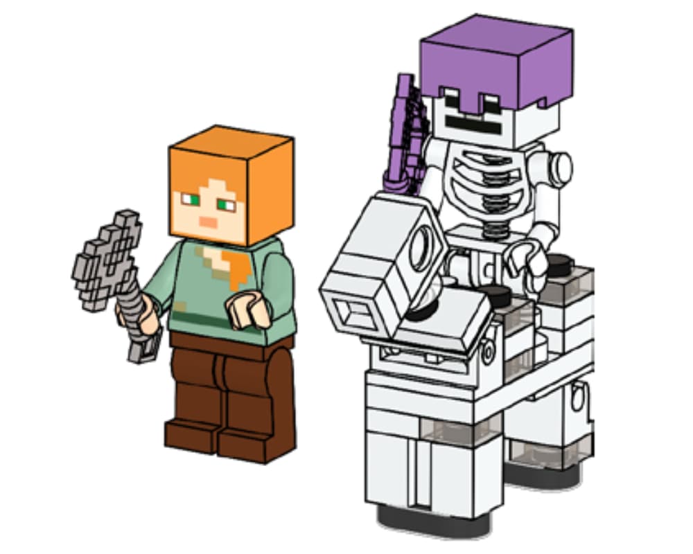 Alex with Skeleton and Skeleton Horse collectible
