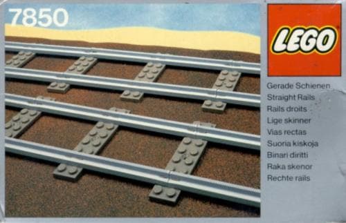 8 Straight Rails Gray 4.5v collectible