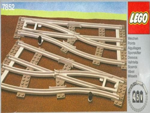Left and Right Points Manual Gray 4.5v collectible
