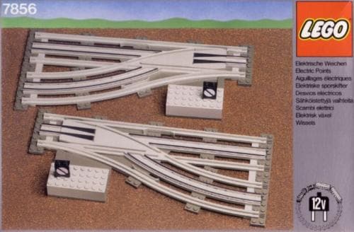 Left and Right Manual Points with Electric Rails collectible