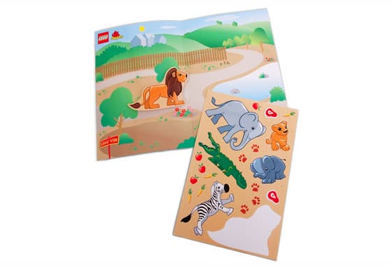 Duplo Zoo Sticker Sheet collectible