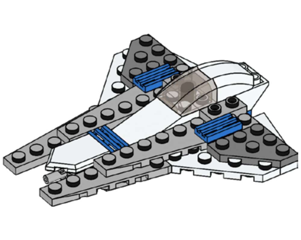 Mandalorian Starfighter collectible