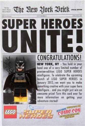 Super Heroes Unite - Batman - New York Comic-Con 2011 Exclusive collectible
