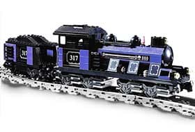 Large Train Engine with Tender Blue collectible